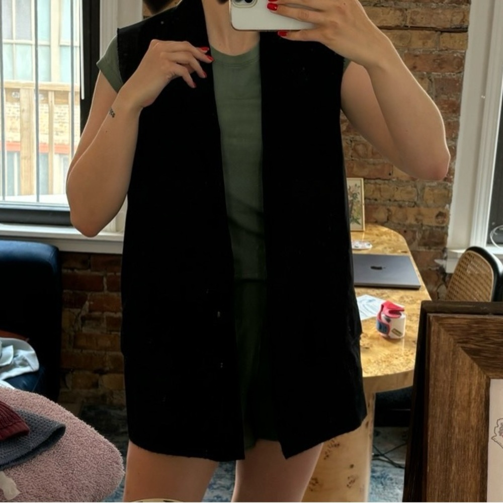 *last day - moving sale* COS Oversized Black Blazer Vest